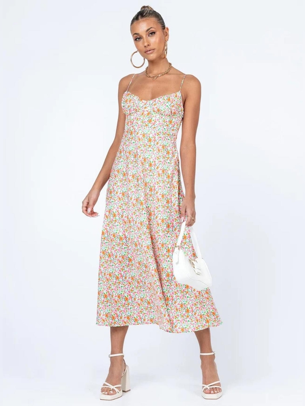 NEW Princess Polly Amara Multicolor Midi Dress - Picture 2 of 13